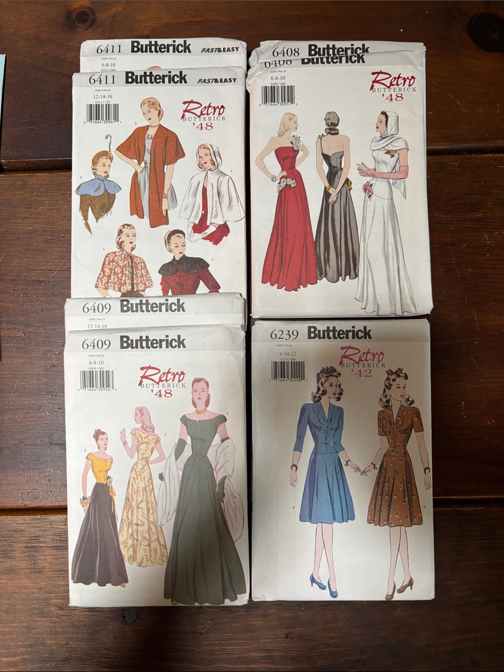 Butterick Retro 1940’s Women's Pattern Pack